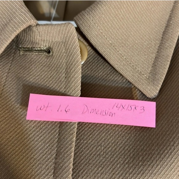 Talbots Vintage Wool Business Blazer Jacket Minimalist 20W Petite Made In Japan - Picture 11 of 11